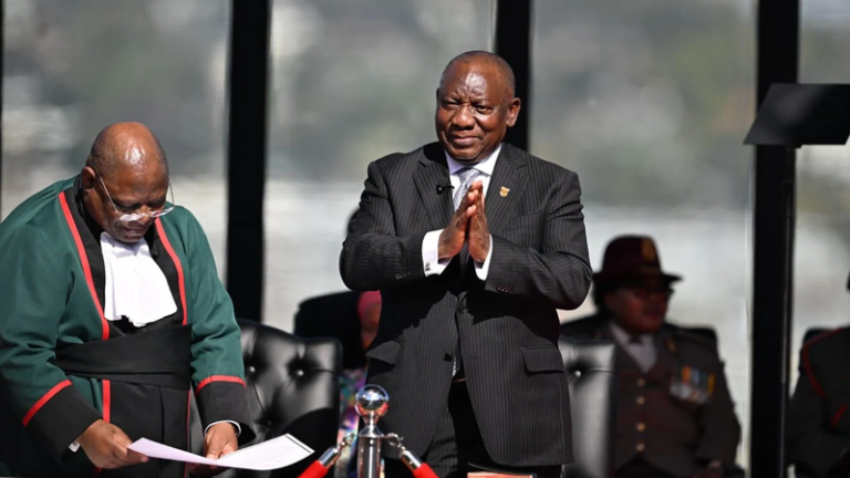 President-Cyril-Ramaphosa-sworn-in-by-Chief-Justice-Raymond-Zondo-at-the-Union-Buildings-in-Pretoria-on-Wednesday-Picture-GCIS