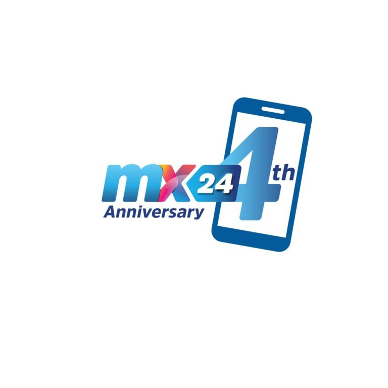 MX24 anniversary logo